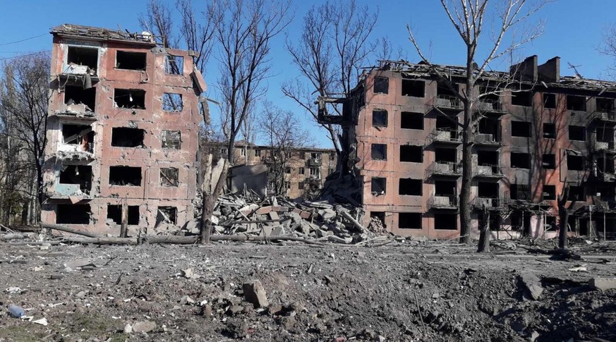 L'appartement en copropriété de Karina se trouvait dans cet immeuble aujourd'hui détruit.