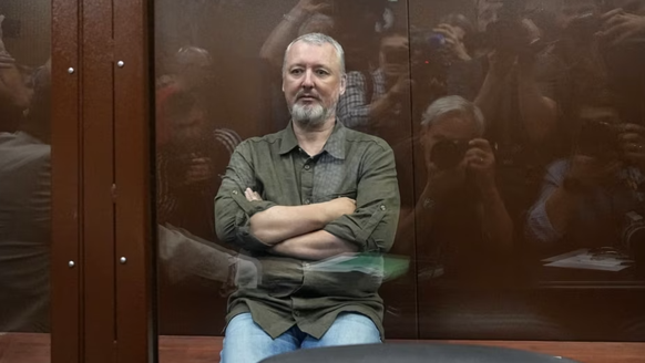 Igor Girkin, lors d'une audience concernant son arrestation provisoire à Moscou, le 21 juillet 2023.