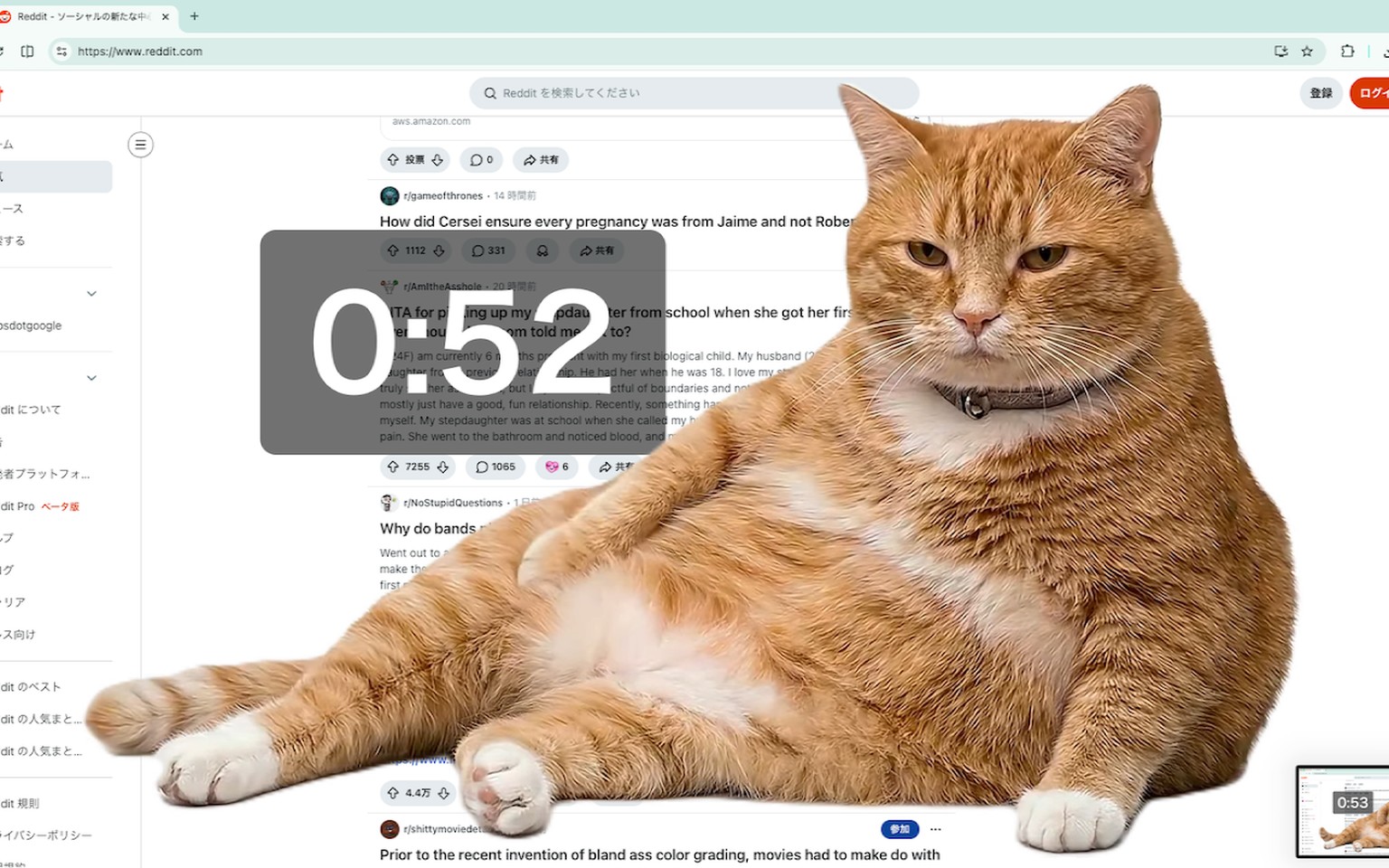 Cette extension chrome met en vedette un chat, qui apparaît quand vous utilisez les réseaux sociaux trop longtemps.
