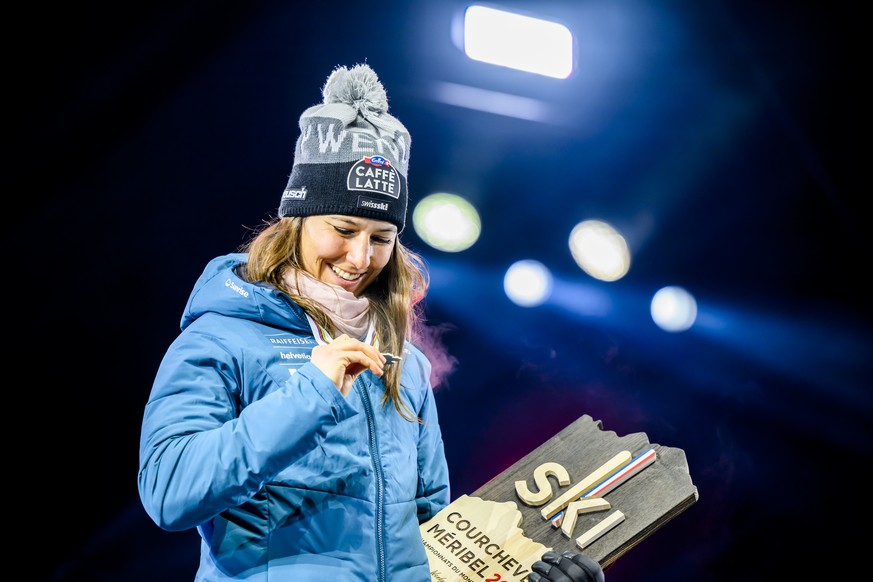 Wendy Holdener, deuxième lundi, a peut-être disputé le dernier combiné de l'histoire à Courchevel/Méribel.