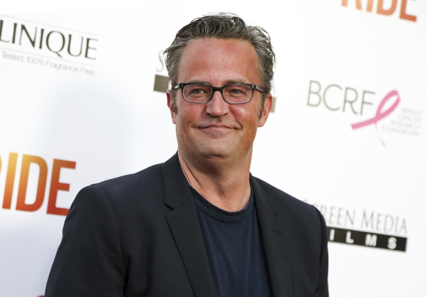 FILE -Matthew Perry appears at the premiere of &quot;Ride&quot; in Los Angeles on April 28, 2015. (Photo by Rich Fury/Invision/AP, File)
Matthew Perry