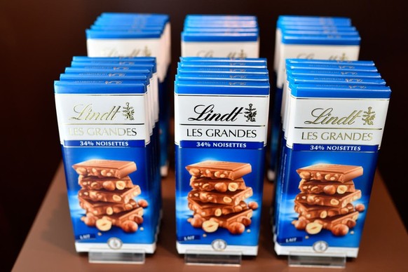 Le chocolat prêt à manger de Lindt.