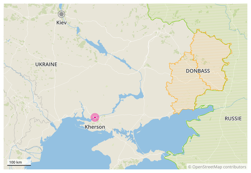 Ukraine: le front sud (situation au 6 juillet 2022)