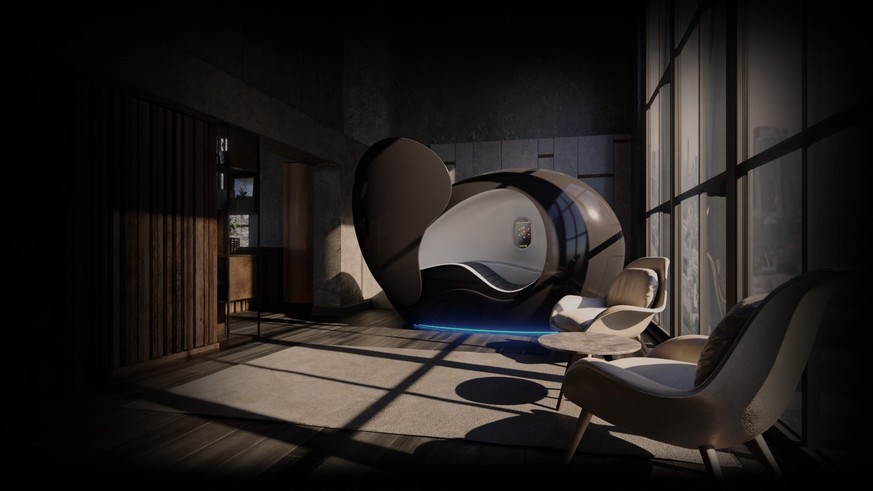 Le caisson Regenesis Pod, développé par Novak Djokovic.