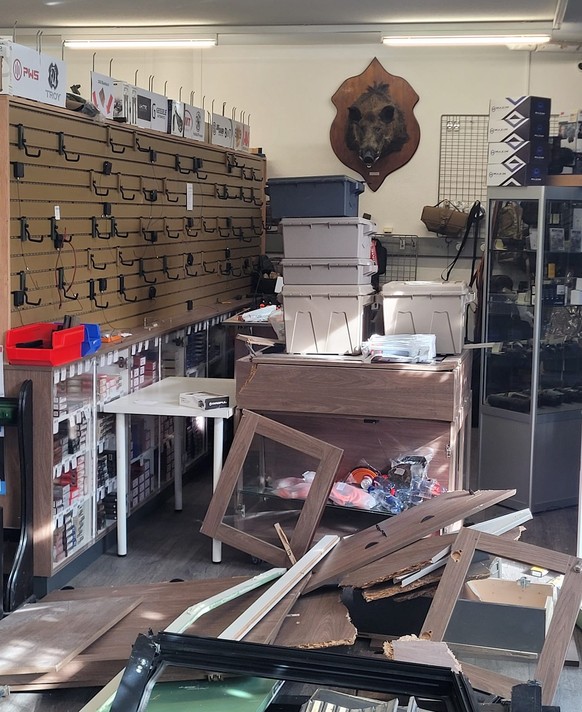 Cambriolage de l&#039;Armurerie nouvelle, à Renens, le 19 octobre 2025.