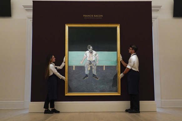 «Study for Portrait of Lucian Freud» de Francis Bacon chez Sotheby&#039;s, à Londres, le mercredi 22 juin 2022.
