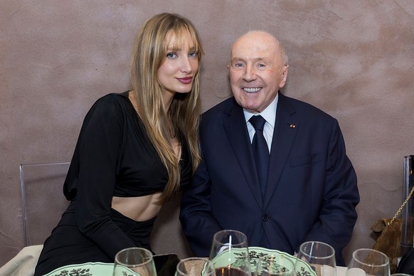 VENICE, ITALY - MAY 6: Valentina Paloma Pinault and Mathilde Pinault attend the "Fondazione Cini, Isola Di San Giorgio" dinner, hosted by François et Maryvonne Pinault at Fondazione Cini, Is ...