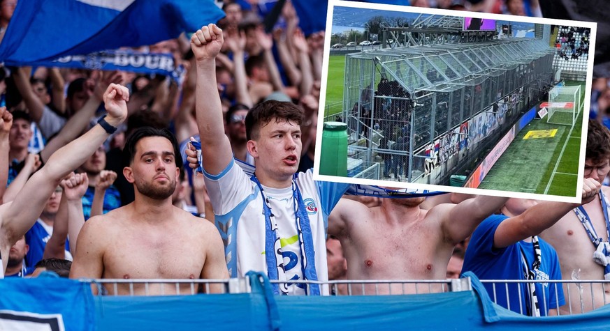 Des fans français mis en cage en Coupe d'Europe 