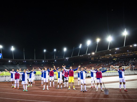 Les joueurs de Grasshopper seront privés de leur stade du Letzigrund pour le match aller &quot;à domicile&quot; de leur barrage pour le maintien en Super League contre Thoune, le 27 mai.
