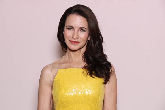 PARIS, FRANCE - MAY 29: Kristin Davis attends the "And Just Like That…" Season Three Photocall at Hotel Napoleon on May 29, 2025 in Paris, France. (Photo by Pascal Le Segretain/Getty Images)
