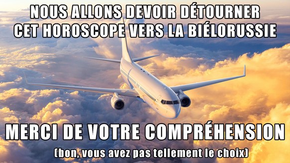 détournement, avion, biélorussie, horoscope