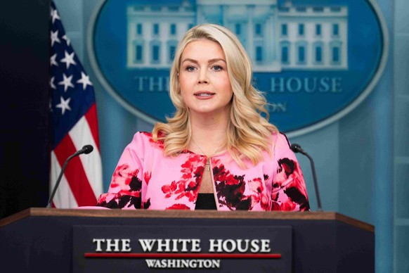 La porte-parole de la Maison-Blanche, Karoline Leavitt.
