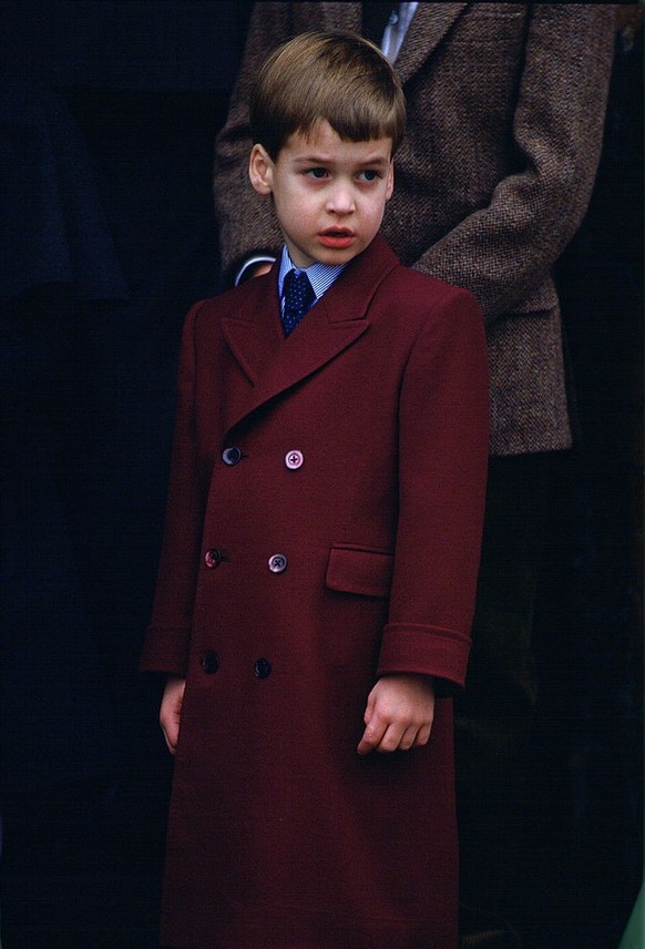 SANDRINGHAM, UNITED KINGDOM - DECEMBER 25: Prince William Attending Christmas Day Service At Sandringham Church In Norfolk. (Photo by Tim Graham Photo Library via Getty Images)