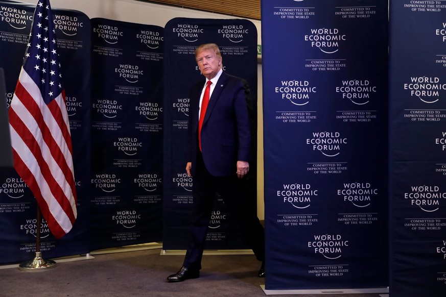 Cette année, Trump se rendra à nouveau en personne à Davos, comme il l'avait fait en 2020.