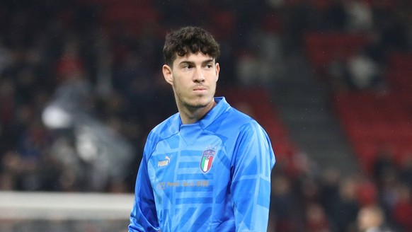 Alessandro Bastoni of Italy during the football friendly football game between the national teams of Albania and Italy, at Air Albania Stadium on 15 November 2022, Tirana, Albania. Photo Nderim Kaceli ...