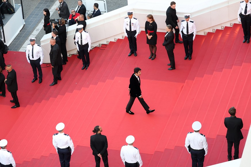 Le célèbre tapis rouge du Festival de Cannes.