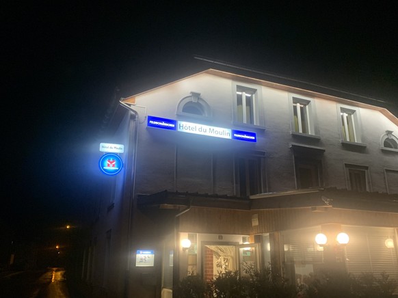 L'hôtel du Moulin à Saint-Sulpice (NE).