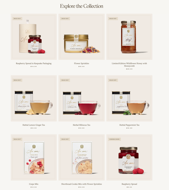 Une demi-heure après leur mise sur le marché, les produits de la marque de Meghan Markle, As Ever, étaient déjà en rupture de stock.