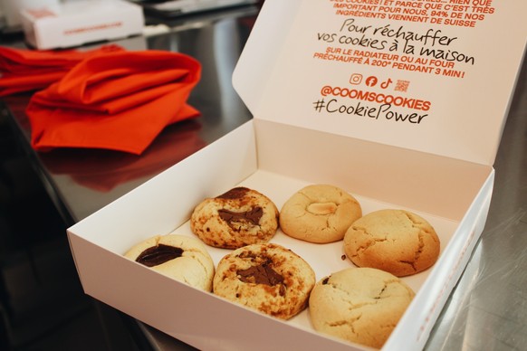 Cooms, à Genève, inaugure sa troisième boutique de cookies.