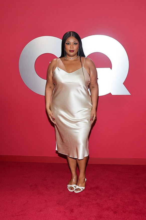 LOS ANGELES, CALIFORNIA - NOVEMBER 13: Lizzo arrives at 2025 GQ Men Of The Year at Chateau Marmont on November 13, 2025 in Los Angeles, California. (Photo by Maya Dehlin Spach/WireImage)