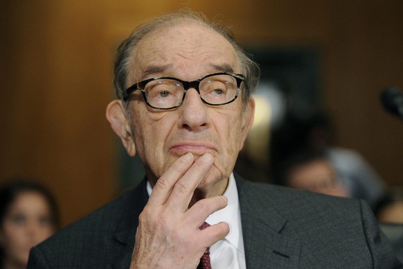 epa02915221 Former Federal Reserve Board Chairman Alan Greenspan appears before the Senate Finance Fiscal Responsibility and Economic Growth subcommittee hearing on &#039;Whether There is a Role for T ...
