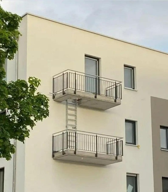 Balkon Hochhaus Fail