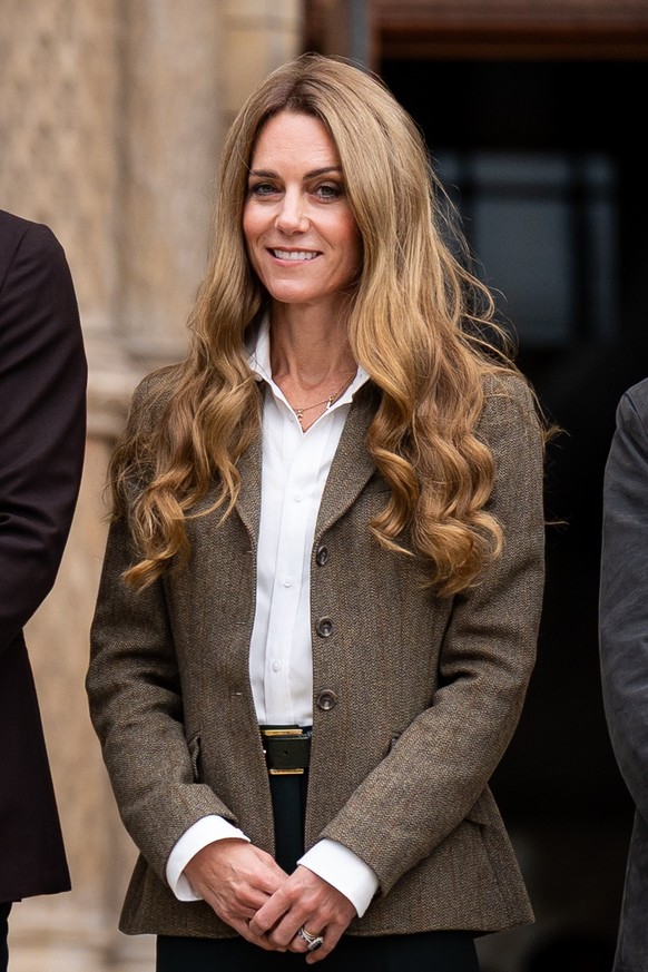 PA via Reuters
The Princess of Wales during their visit to the Natural History Museum&#039;s newly transformed gardens in London, and meet with children and young people taking part in learning progr ...