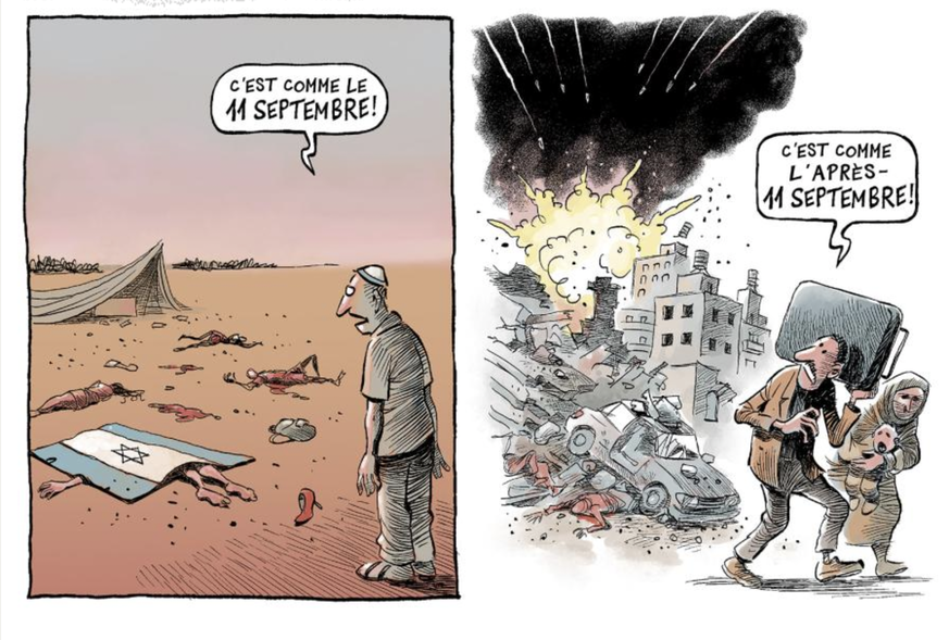 dessin de presse de Patrick Chappatte sur le conflit israelo-palestinien