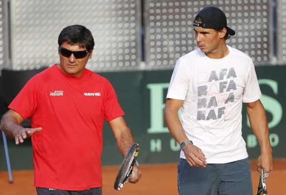 Toni et Rafael Nadal.