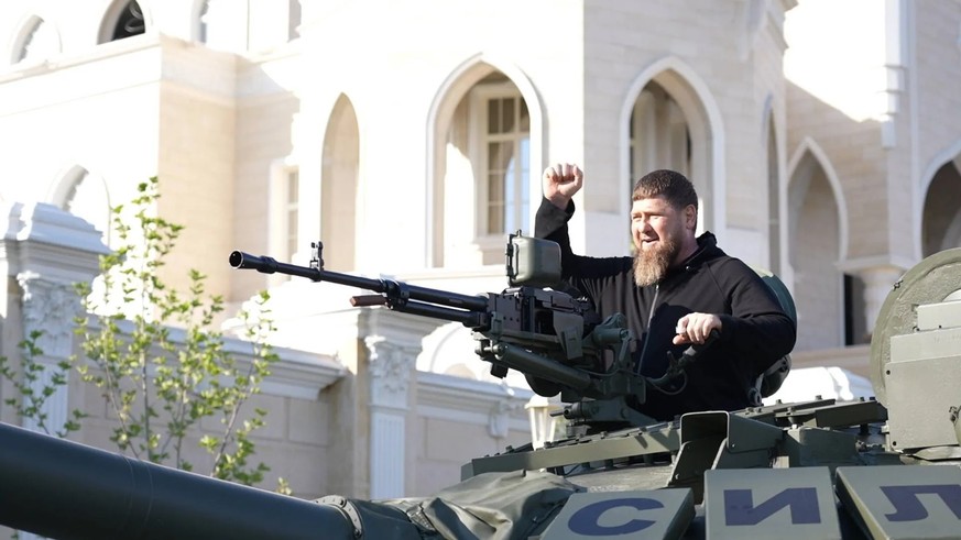 Le président tchétchène Ramzan Kadyrov, toujours fidèle à Poutine.