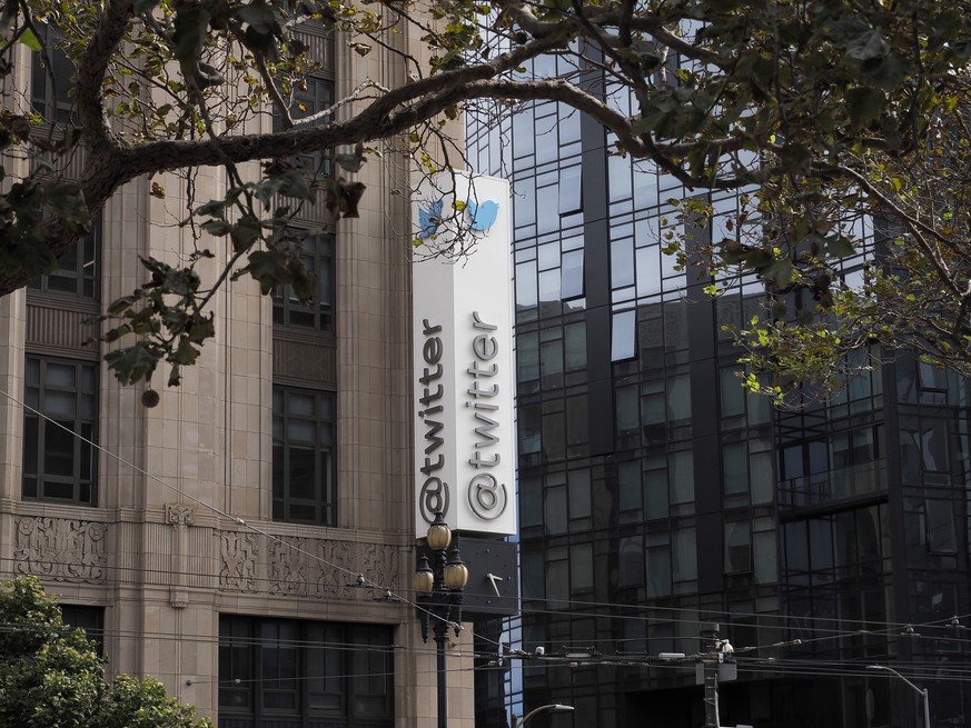 epa10182730 Twitter Headquarters in San Francisco, California, USA, 13 September 2022. Twitter shareholders voted to approve Elon Musk?s 44 billion dollars buyout, although Musk has filed a request to ...