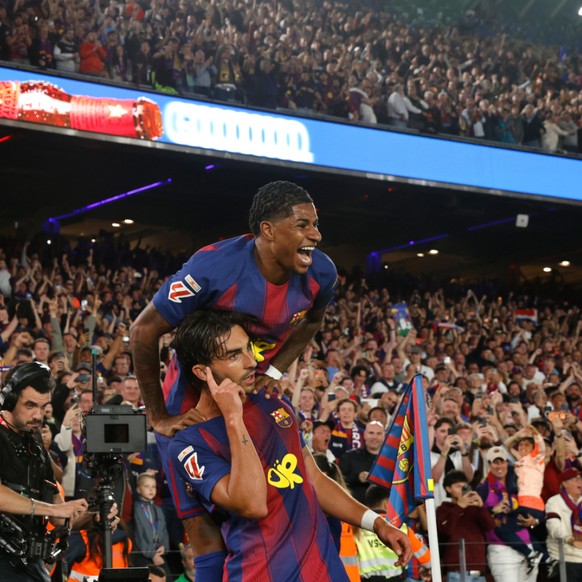 Marcus Rashford et le Barça ont décroché le titre face à leur grand rival.