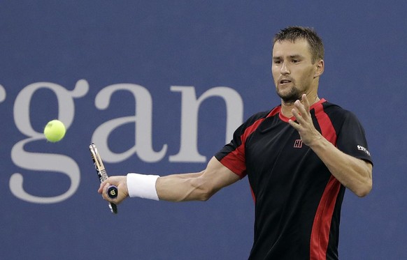 Marco Chiudinelli à l'US Open, en 2016. Le Bâlois a pris sa retraite sportive en 2017.