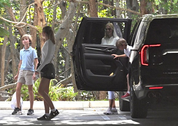 MIAMI, FL - MAY 10: Ivanka Trump is seen taking her children to their Jiu-jitsu class on May 10, 2024 in Miami, Florida. (Photo by MEGA/GC Images)