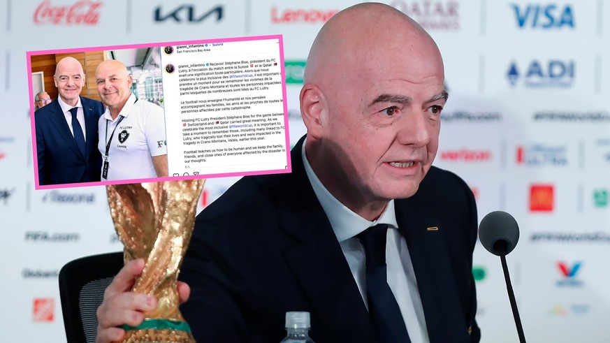 Infantino a rendu hommage aux victimes de Crans-Montana 