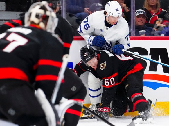Lassi Thomson a disputé 11 matches avec les Senators lors de la saison écoulée. (Archives)
