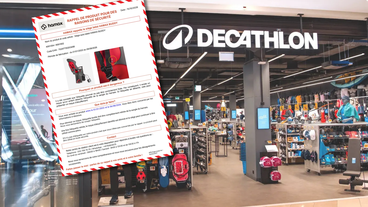 Décathlon rappelle un produit dangereux pour les enfants