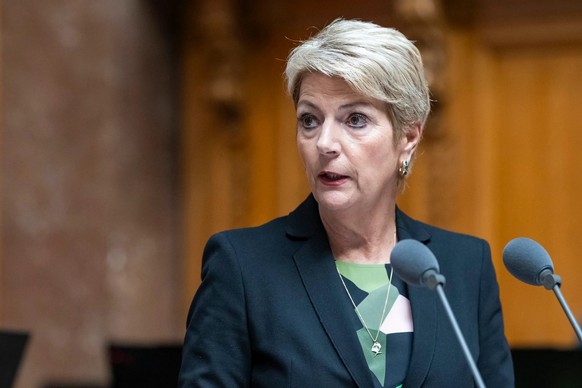 La conseillère fédérale Karin Keller-Sutter.