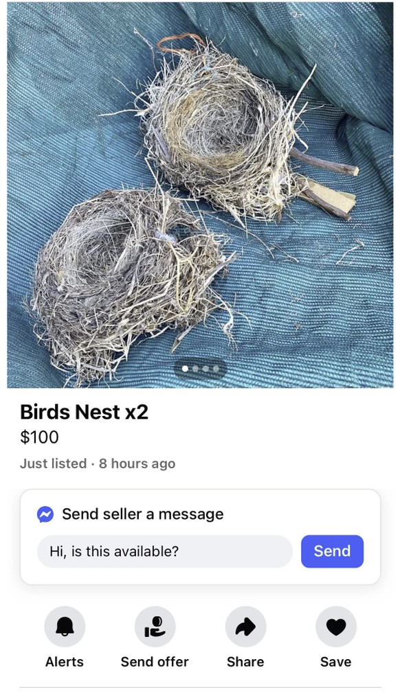 Irre Artikel auf Facebook Marketplace