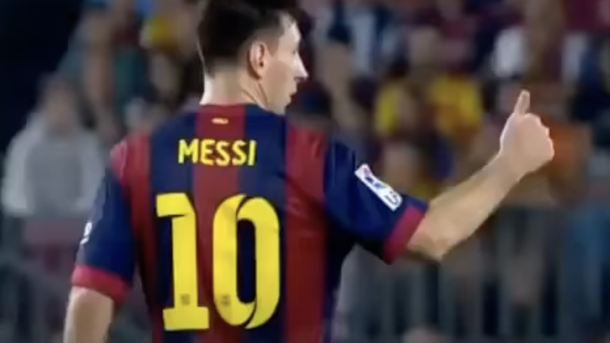 Lionel Messi refuse d&#039;être remplacé Barcelone