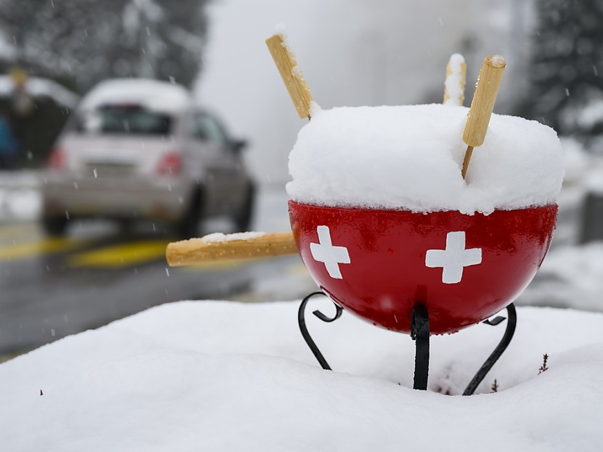 La neige a fait son arriv