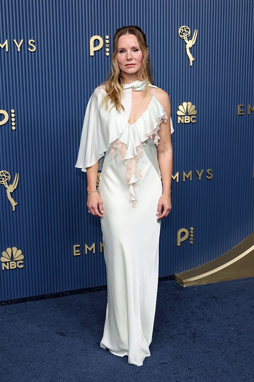 LOS ANGELES, CALIFORNIA - SEPTEMBER 14: Kristen Bell attends the 78th Primetime Emmy Awards at Peacock Theater on September 14, 2026 in Los Angeles, California. (Photo by Kevin Mazur/Getty Images)