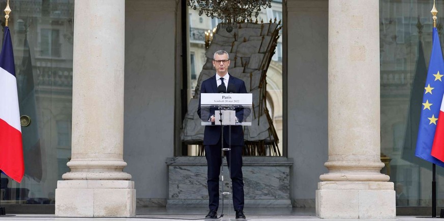 Alexis Kohler, secrétaire général de la présidence, a annoncé le nouveau gouvernement. Au total, 17 ministres pour Elisabeth Borne.