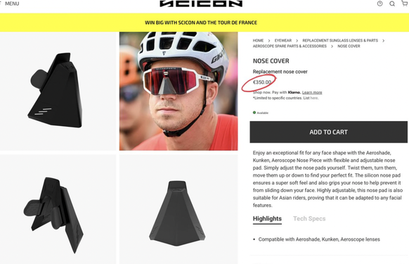 L'objet est en vente sur le Net.