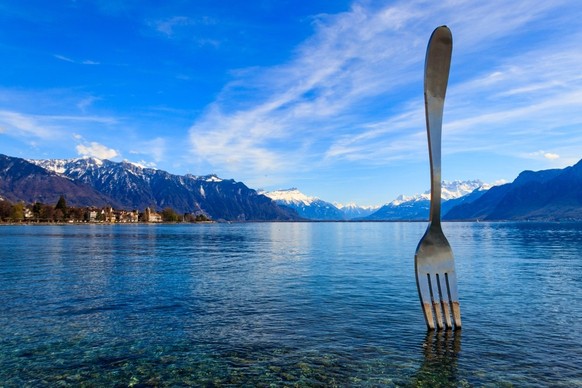 Vaud fourchette photographie Suisse cantons Vevey