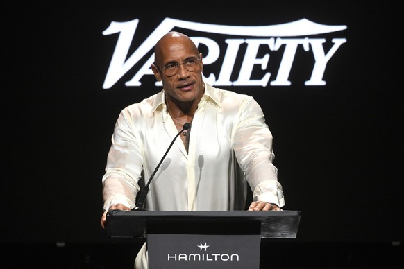 Dwayne Johnson at The 14th Annual Hamilton Behind the Camera Awards Presented by Variety at Avalon Hollywood on November 05, 2025 in Los Angeles, California. (Photo by Michael Buckner/Variety via Gett ...