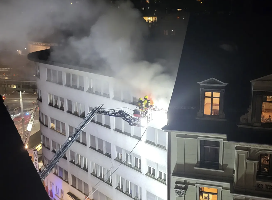 Incendie à Lucerne