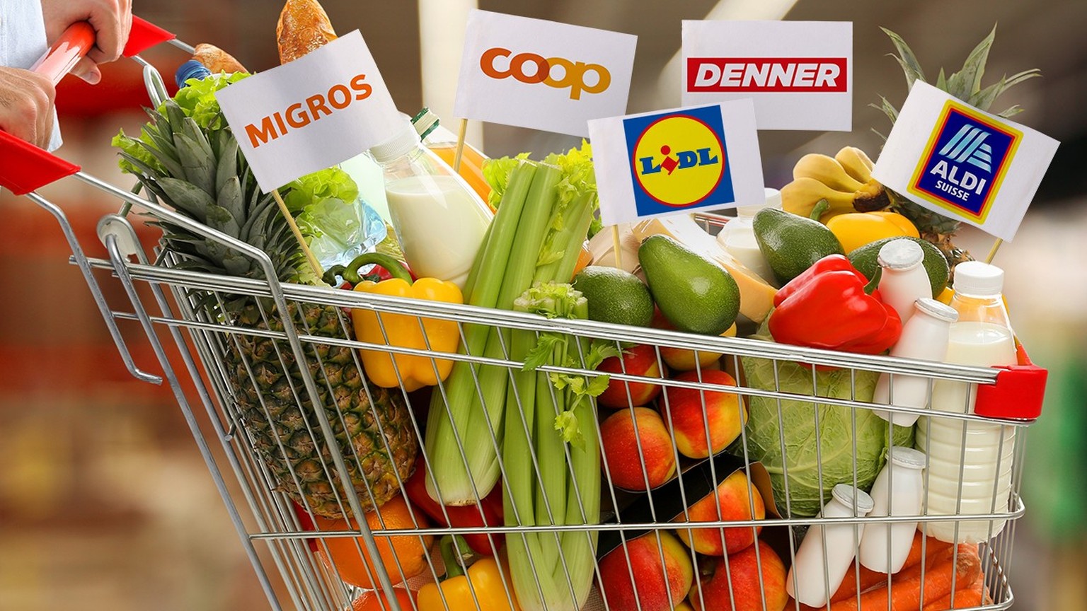 Voici les supermarchés les moins chers de Suisse.