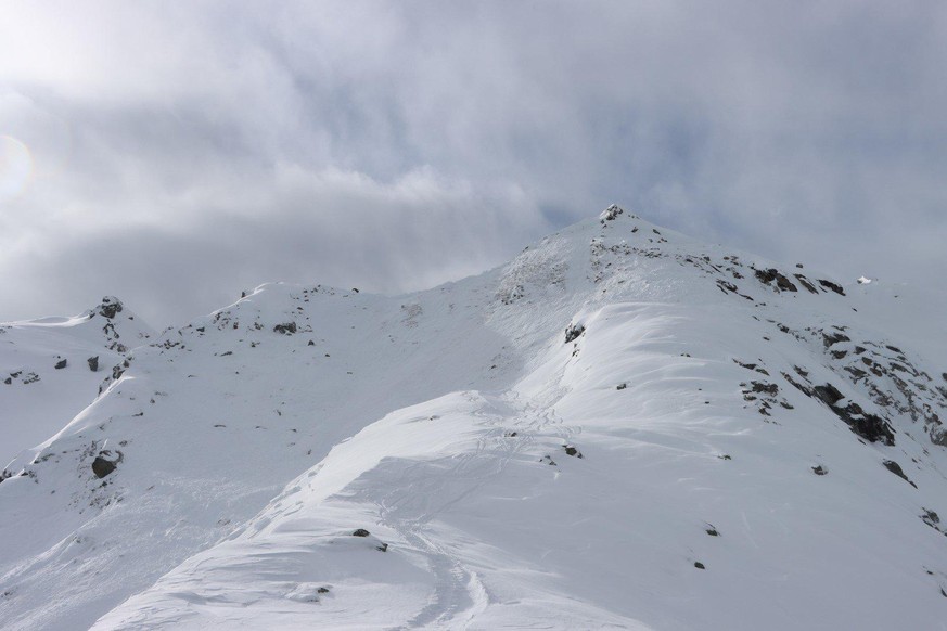 Une vue du secteur de l’avalanche.