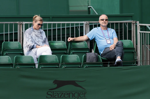 Les parents de Belinda Bencic, la mère Dana et le père Ivan, accompagnent leur fille à Wimbledon. Une première depuis longtemps.